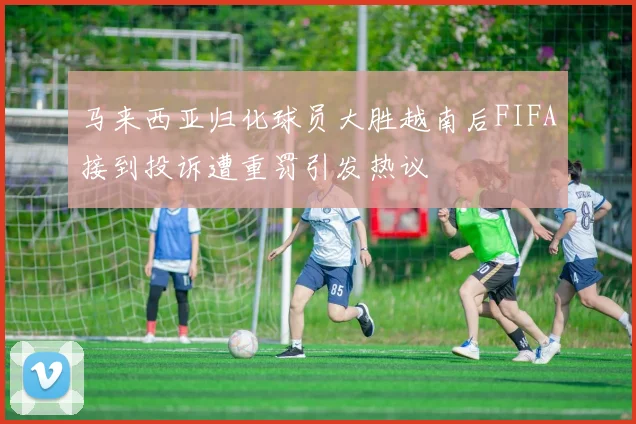 马来西亚归化球员大胜越南后FIFA接到投诉遭重罚引发热议